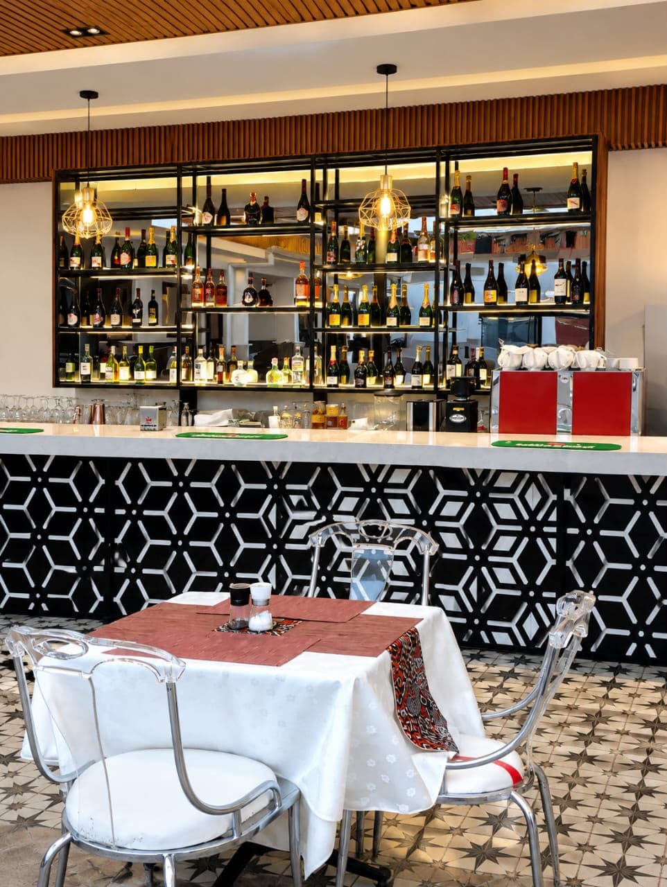 The bar