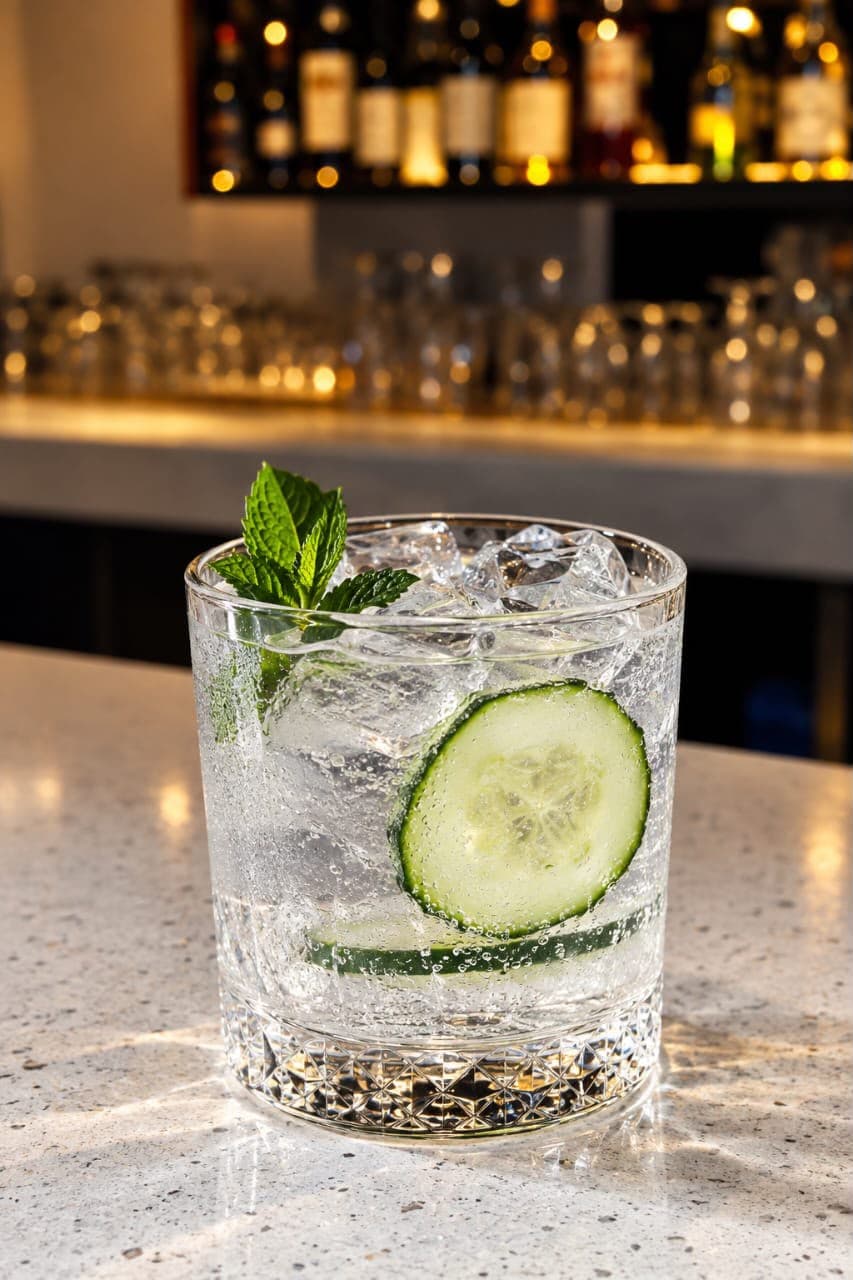 Cucumber and mint