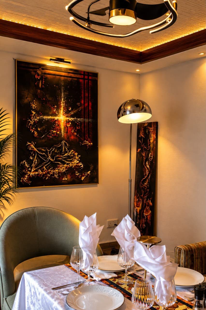 A corner of the private room